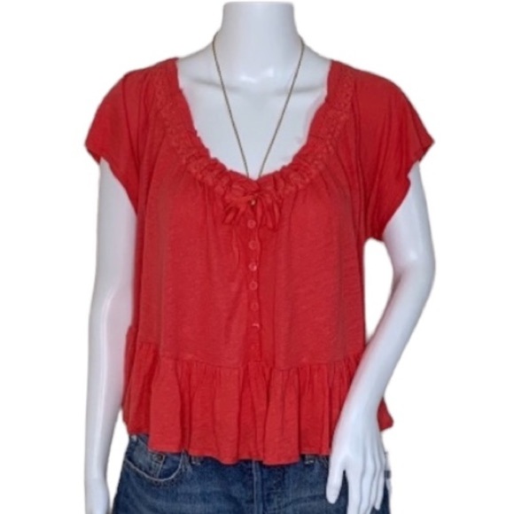 Free People Women’s Charlie Tee Shirt - Picture 1 of 8